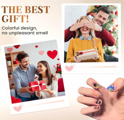 12-Color Nail Art Marker Set